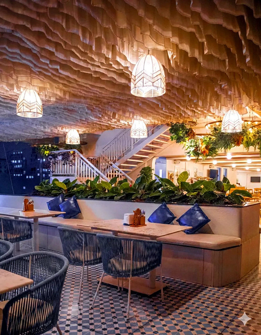 Zazzy Rooftop, Rooftop Hospitality ai-assisted concept visualisation